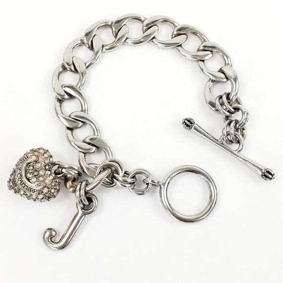 Juicy Couture Jewelry - Juicy Couture Starter Bracelet Silver Pave Heart